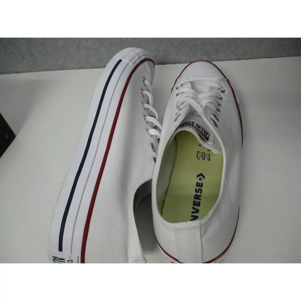Converse CTAS High Street OX Low Shoes White Canvas Mens Sz 9 Womens Sz 11